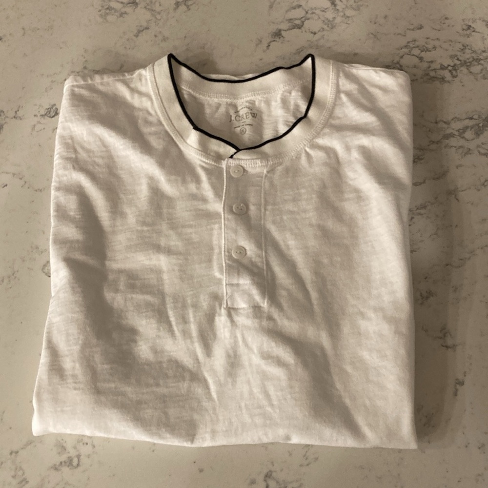 NWOT j. Crew szXL 💯 cotton slub Henley